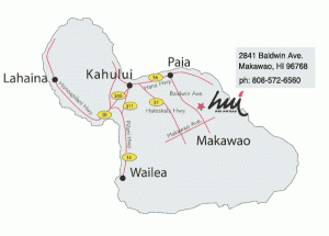 Map of Maui